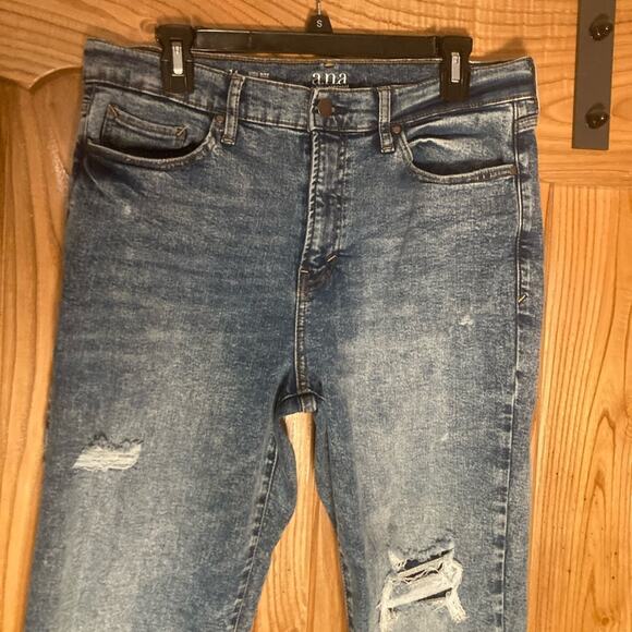 A.N.A. Jeans High Rise Straight Women's 14 - Picture 2 of 10